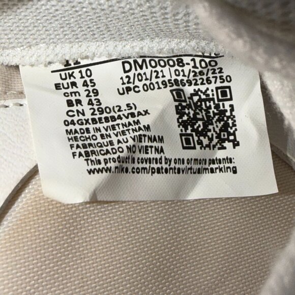 Nike Men's Air Max Pre-Day ‘White Photon Dust’ DM0008-100 Size 11 - Picture 10 of 10